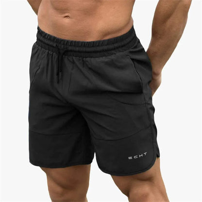 Short de Sport Homme - Taille Élastique avec Cordon - Respirant - Coupe Confortable