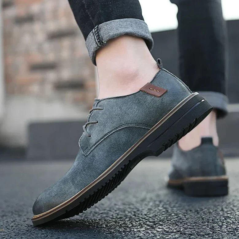 Chaussures Richelieu Homme – Cuir Lisse – Lacets Fermés – Coupe Classique Élégante