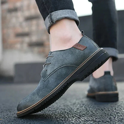 Chaussures Richelieu Homme – Cuir Lisse – Lacets Fermés – Coupe Classique Élégante