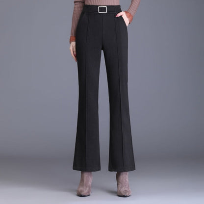 Léa Pantalon Cintré Taille Haute | Coupe Ajustée Pantalon
