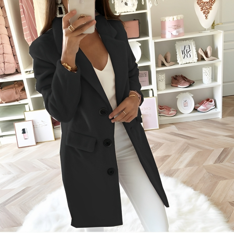 Manteau d'hiver élégant et confortable pour femme