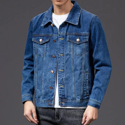 Gaspard - Veste en jean classique avec poches poitrine