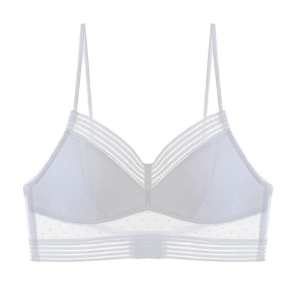 Soutien-gorge femme – Dos nu – Coupe fine sans coutures – Détails en mesh respirant
