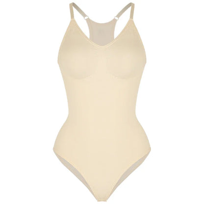 Body femme – Coupe galbante – Sans couture – Maintien ventre – Dos nageur sculptant