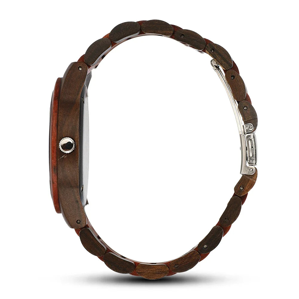 Henri Montre Quartz Bois | Analogique Montre