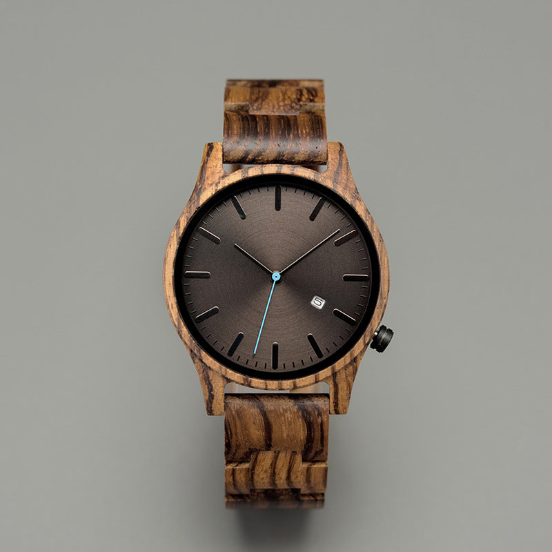 Arthur Montre Quartz En Bois | Élégante Montre Homme