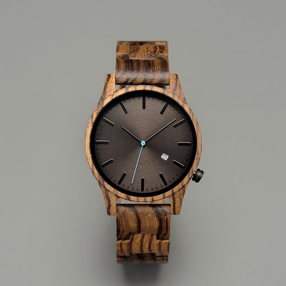 Arthur Montre Quartz En Bois | Élégante Montre Homme