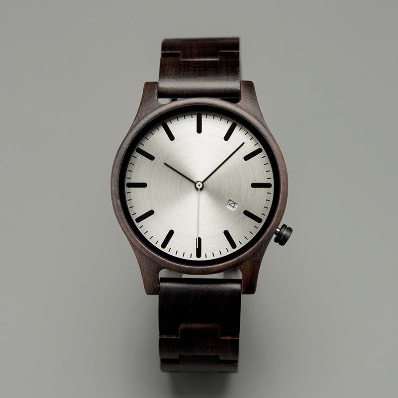 Arthur Montre Quartz En Bois | Élégante Montre Homme