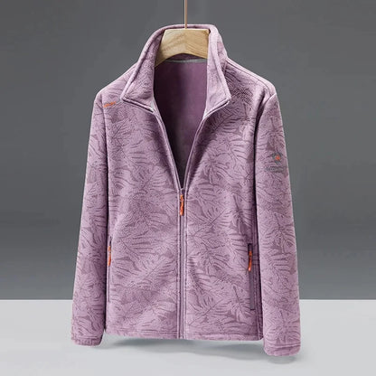 Veste polaire homme – Coupe standard – Col montant – Poches zippées – Texture douce