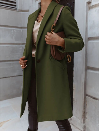 Veste d'hiver élégante, intemporelle et confortable pour femme