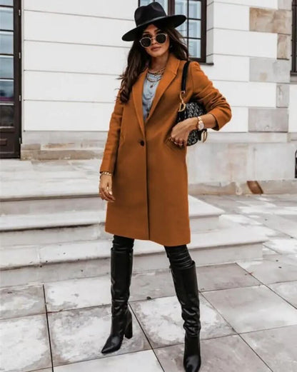 Veste d'hiver élégante, intemporelle et confortable pour femme
