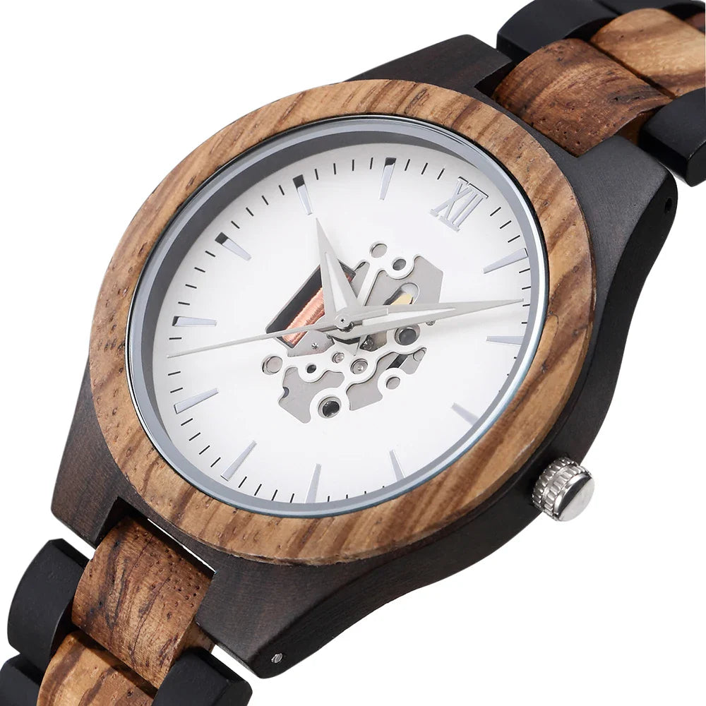 Henri Montre Quartz Bois | Analogique Montre