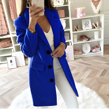 Manteau d'hiver élégant et confortable pour femme