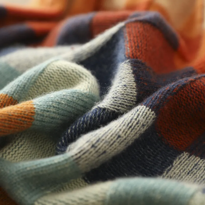 Pull Cozy Color Block, Chic, Confortable et Moderne pour Femmes