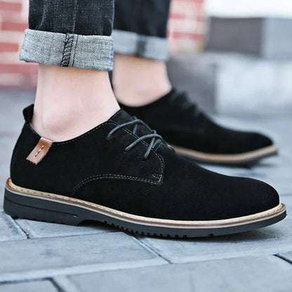 Chaussures Richelieu Homme – Cuir Lisse – Lacets Fermés – Coupe Classique Élégante