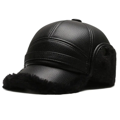Henri Chapeau en Cuir | Homme Chapeau