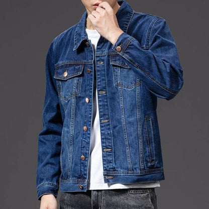 Gaspard - Veste en jean classique avec poches poitrine