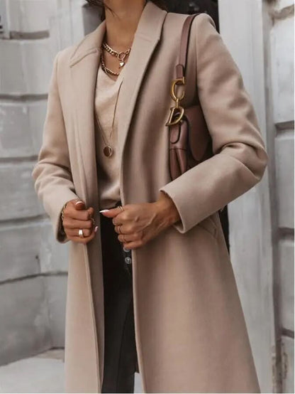Veste d'hiver élégante, intemporelle et confortable pour femme