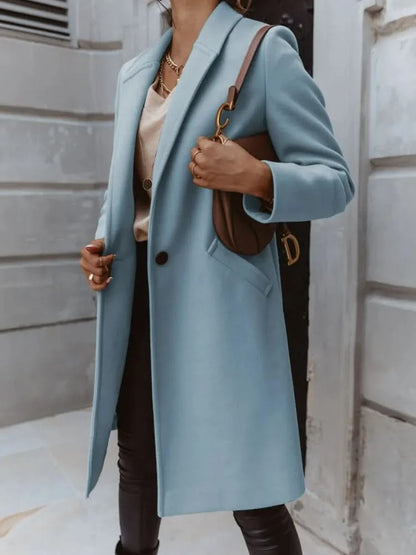 Veste d'hiver élégante, intemporelle et confortable pour femme