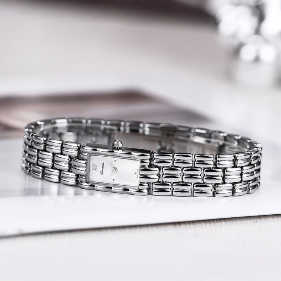 Amélie Montre Rectangle Prestige | Élégante Montre Femme