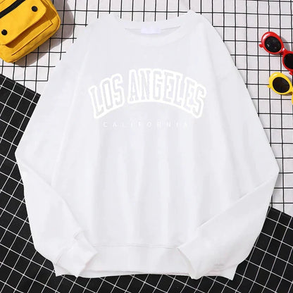 Sweatshirt femme oversize – coton – imprimé graphique – col rond – coupe ample