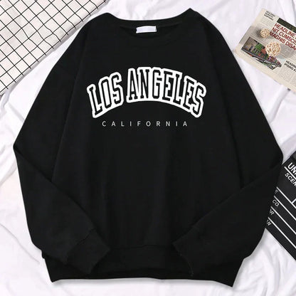 Sweatshirt femme oversize – coton – imprimé graphique – col rond – coupe ample