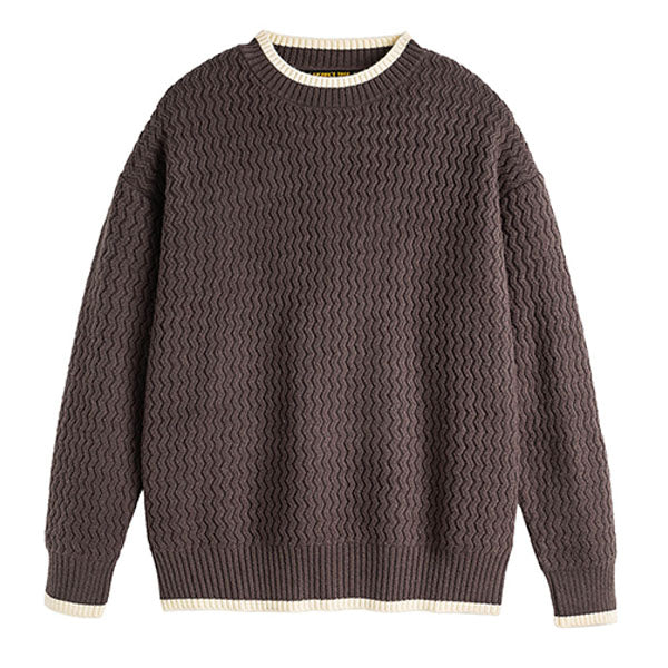 Thomas Pull Brodé | Confortable Pull