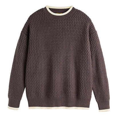 Thomas Pull Brodé | Confortable Pull