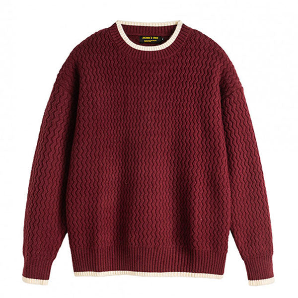 Thomas Pull Brodé | Confortable Pull
