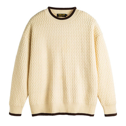 Thomas Pull Brodé | Confortable Pull