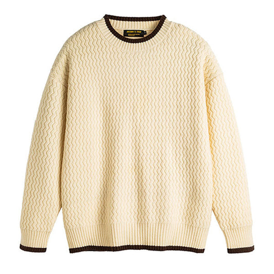 Thomas Pull Brodé | Confortable Pull