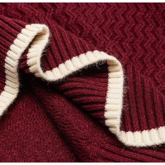 Thomas Pull Brodé | Confortable Pull