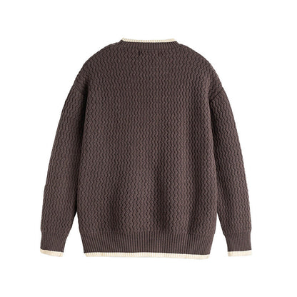 Thomas Pull Brodé | Confortable Pull