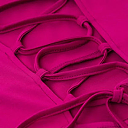 Robe Midi Femme - Bretelles Fines - Coupe Cintrée - Fluide et Élégante