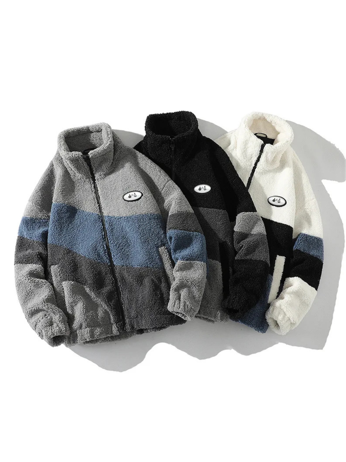 Henri Summit Sherpa Veste Oversize | Bordure en Sherpa Veste