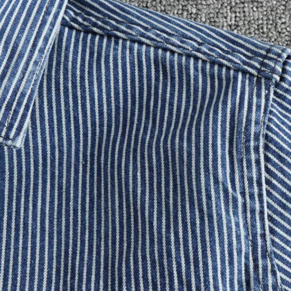 Chemise Homme - Velours Côtelé - Manches Longues - Poches Poitrine - Boutonnée