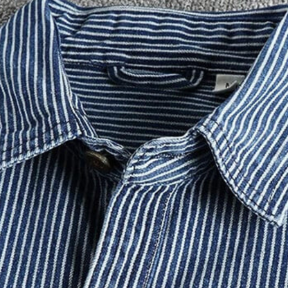 Chemise Homme - Velours Côtelé - Manches Longues - Poches Poitrine - Boutonnée