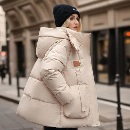 Veste d'hiver matelassée confortable, chic et durable pour femme