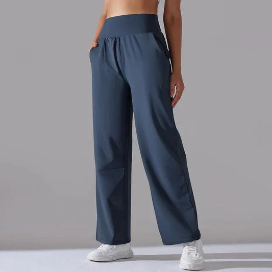 Pantalon de yoga à jambes larges et évasé - Confortable et extensible
