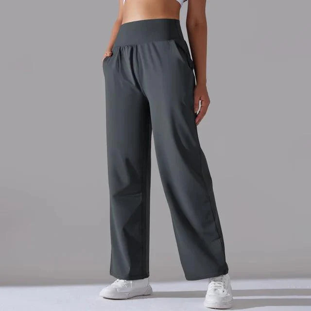 Pantalon de yoga à jambes larges et évasé - Confortable et extensible