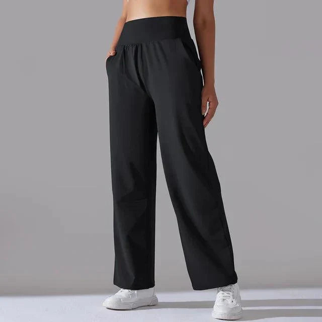 Pantalon de yoga à jambes larges et évasé - Confortable et extensible