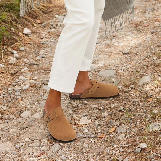Sandales orthopédiques femme – Bout fermé – Semelle coussinée – Sangle réglable
