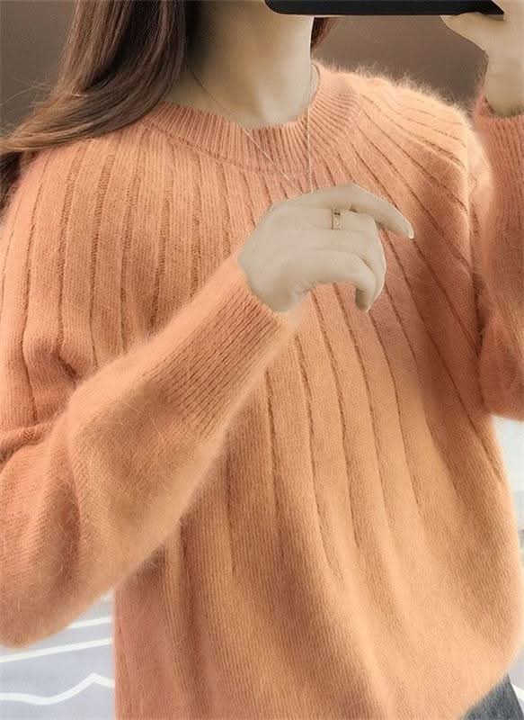 Pull en Tricot Cozy Chic, Doux, Élégant et Confortable pour Femme