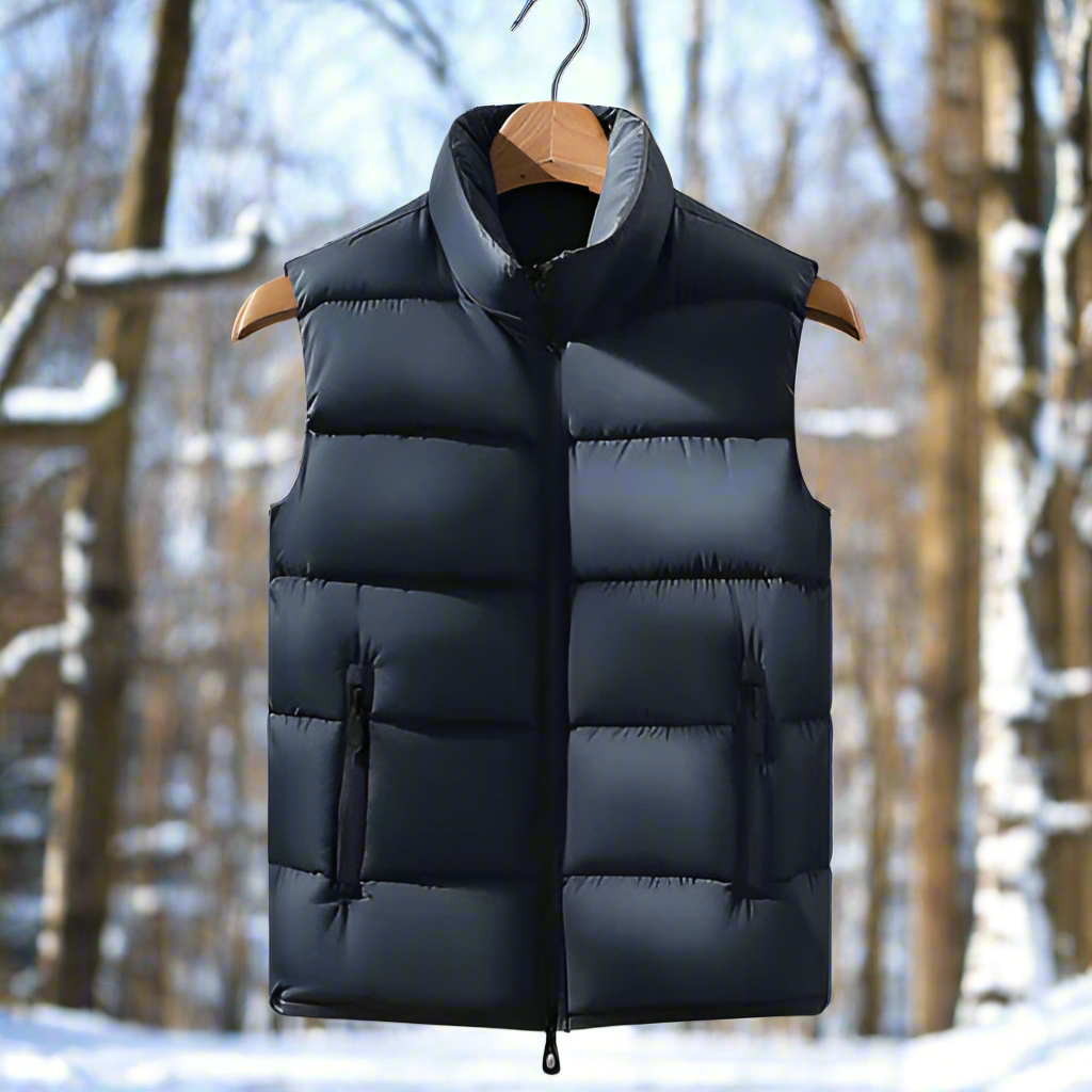 Gilet matelassé classique, confortable et fonctionnel pour homme