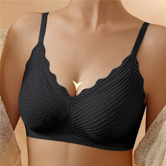Soutien-gorge femme sans armature – Couvre entièrement – Maille douce confortable