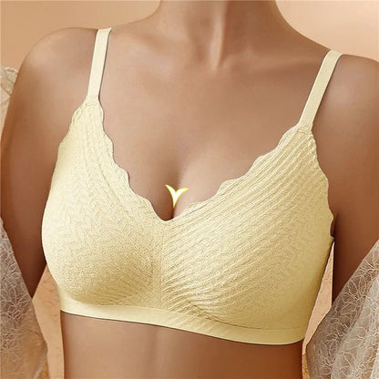 Soutien-gorge femme sans armature – Couvre entièrement – Maille douce confortable