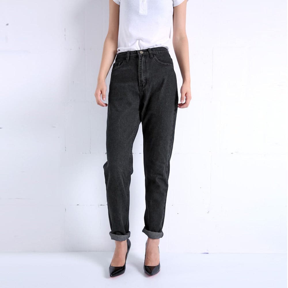 Jean taille haute femme - Coupe tendance - Confort ajusté - Style moderne