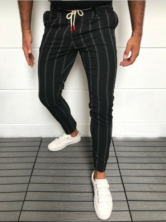 Alan - Pantalon rayé élégant