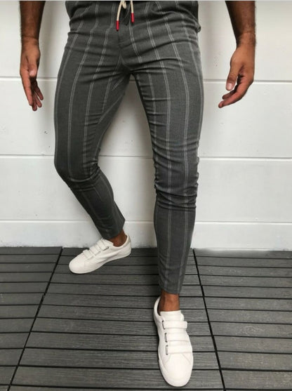 Alan - Pantalon rayé élégant