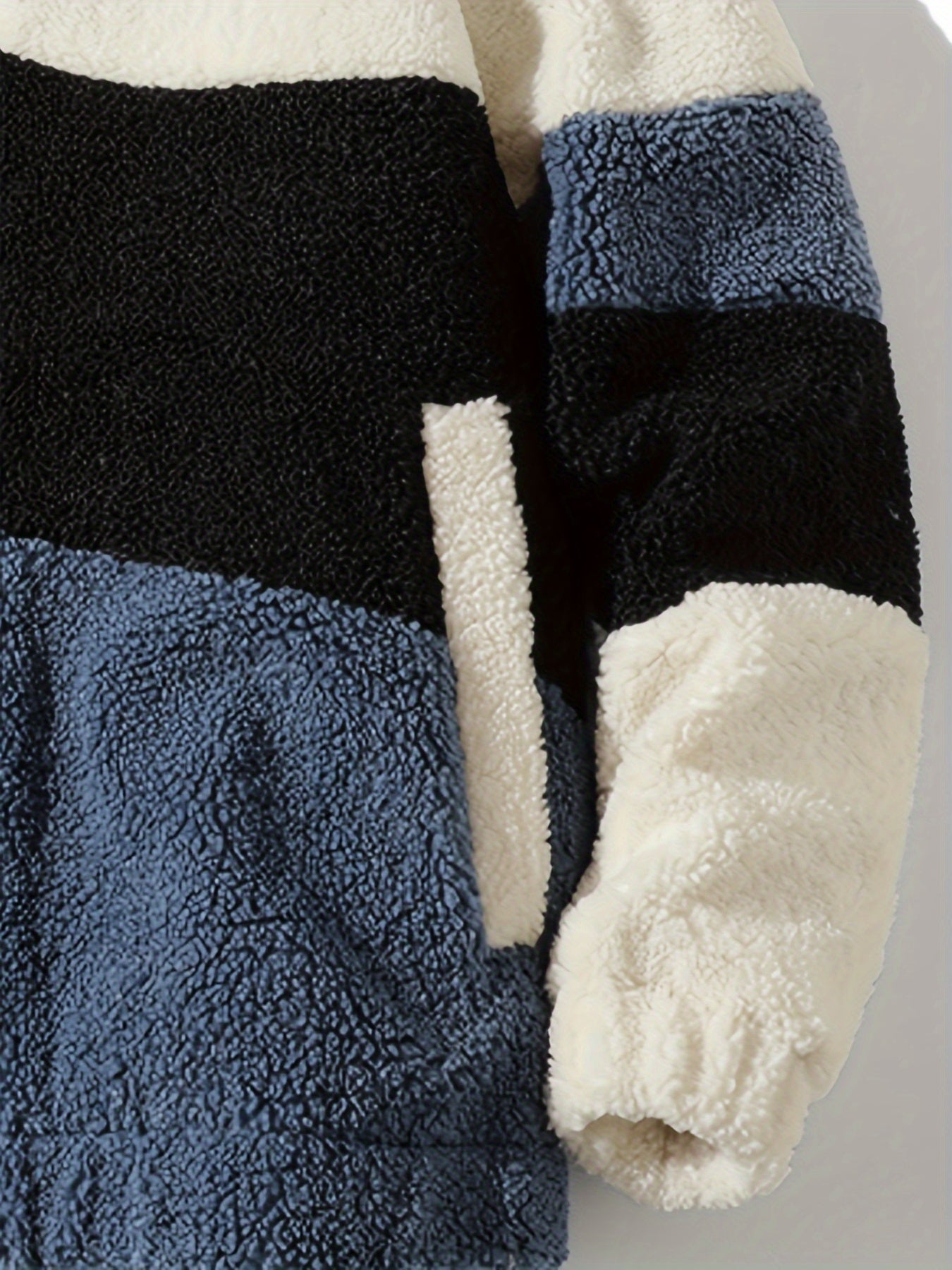 Henri Summit Sherpa Veste Oversize | Bordure en Sherpa Veste